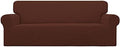 Easy-Going Stretch Oversized Sofa Couch Slipcover Washable Coffee