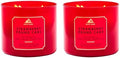 Bath & Body Works 3-Wick Candle, Strawberry Pound Cake, 2 Pack