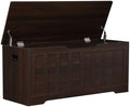 VANKILEY 43.3" Storage Chest Extra Large, Storage Bench.(Espresso).