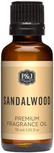 P&J Trading Fragrance Oil | Sandalwood Oil 30ml - Candle Scents for Candle Making, Freshie Scents, Soap Making Supplies, Diffuser Oil Scents