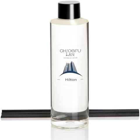 Chloefu LAN Luxury Hotels Scented Oil Diffuser Refill 6.76 fl oz Natural Essential Oil, Ideal for Living Rooms, Bedrooms, Hotels, or Offices