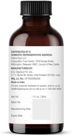 Majestic Pure Essential Oil with Glass Dropper - 100% Pure and Natural - Essential Oils for Diffuser, Aromatherapy, Soap and Candle Making, Geranium Essential Oil, Geranium Oil, 1 Fl Oz (Pack of 2)