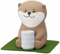 Passive Stone Diffuser, Cute Animal Series Aromatherapy Oil Diffuser for Tabletop Decor (1, Leisurely Otter)