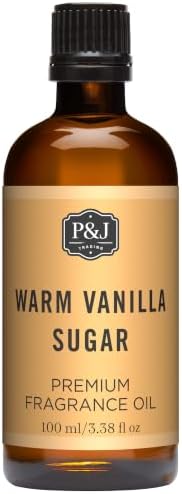 P&J Trading Fragrance | Warm Vanilla Sugar Oil 100ml - Candle Scents for Candle Making, Freshie Scent, Soap Making Supplies, Diffuser Oil Scents