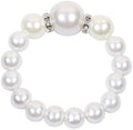ZiDeTang 20Pcs Pearl Rhinestones Napkin Ring for Table Decoration Serviette Holder Party Decoration D