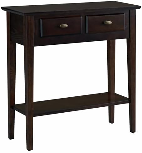 Leick Home Teegan Console Table, 30", Chocolate Oak