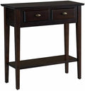 Leick Home Teegan Console Table, 30", Chocolate Oak