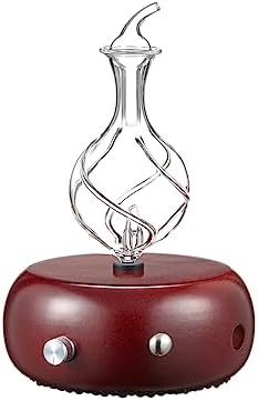 Nebulizing Pure Essential Oil Aromatherapy Diffuser, Premium Home & Professional Use, No Heat, No Water, No Plastic – Dark Radiance by Organic Aromas