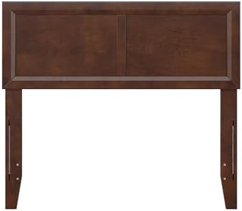 AFI, Sophia Adjustable Modern Twin Wood Headboard, Walnut
