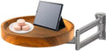 Comeon Wall Mounted Folding Nightstand, Night Stand Fold Down for Small Spaces Bedside Table Bed Side Tables Bedroom to Place Alarm Clock Electronic Devices Books (Wood)