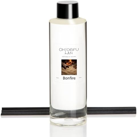 Chloefu LAN Bonfire Diffuser Oil Refill, Fall Scent, 200ml/6.76 fl oz