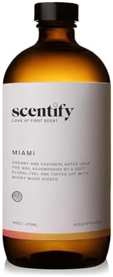 Scentify Miami Aroma Oil Refill for Diffusers, 470ml / 16 fl oz