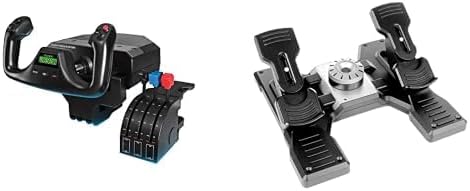 Logitech G Pro Flight Yoke System + Pro Flight Rudder Pedals Bundle