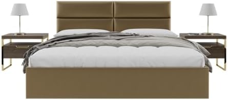 Vänt Wall Mounted Headboard Panels, King/Twin, Metallic Gold