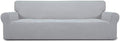 Easy-Going Stretch 4 Seater Oversized Sofa Couch Cover Silver Gray