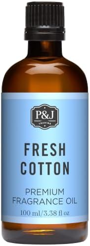P&J Trading - Fresh Cotton Scented Oil 100ml - Fragrance Oil for Candle Making, Soap Making, Diffuser Oil