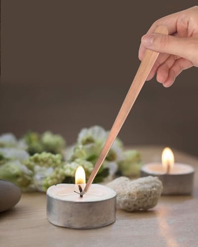 RONXS 3 in 1 Candle Wick Trimmer Set, Snuffer, Dipper, Cutter, Copper