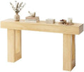 DUMOS 63" Long Narrow Farmhouse Console Table for Entryway, Hallway Table