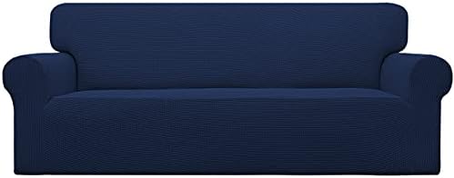 Easy-Going Stretch Couch Covers for Sofa Washable Large Navy