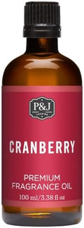 P&J Trading Fragrance Oil | Cranberry Oil 100ml - Candle Scents for Candle Making, Freshie Scents, Soap Making Supplies, Diffuser Oil Scents
