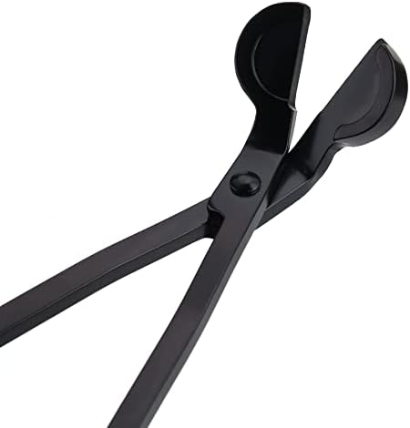 2pcs Candle Wick Trimmer, Polished Wicker Scissors, go deep into The Candle to Cut Spent Chips, Allow The Cleaner to Burn and Prevent Smoke buildup (Black)