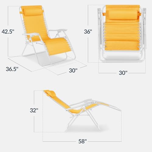 Best Choice Products Set of 2 Extra Wide Zero Gravity Chair Recliner