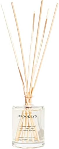 Brooklyn Candle Studio Brooklyn Reed Diffuser, Sage & Cassis, 4.4oz