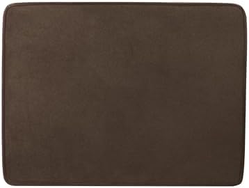 Spatial Order 24" Dinah Collection Storage Ottoman - Chocolate Brown Velvet