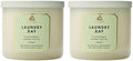 Bath & Body Works 3-Wick Candle, Laundry Day Scent, 2 Pack