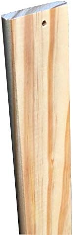 Queen Bed Slats 61 in Solid Pine Wood Slats Mattress Support Pack of 13 Count Replacement Spare Parts Custom Size Cutting Service (Queen 61 in, 61)