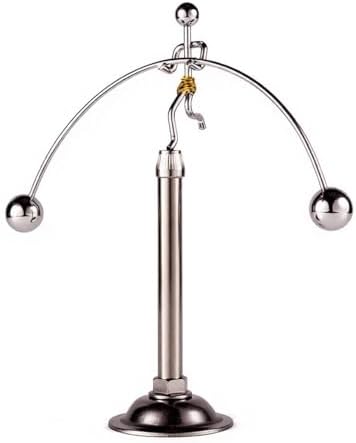Sunnytech Steel Balance Toy Weightlifter Kinetic Art Balance Toy Balancing Decompressive Science Psychology Home Offic Decor Desk Decor WJ049
