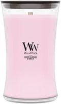 WoodWick Cherry Blossom & Vanilla Scented Candle, Crackling Wick, 21.5oz
