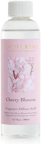 COCORRÍNA Refill - Cherry Blossom 6.7 Fl.oz Reed Diffuser Refill for Home Fragrance