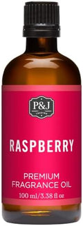 P&J Trading - Raspberry Scented Oil 100ml - Fragrance Oil for Candle Making, Soap Making, Diffuser Oil