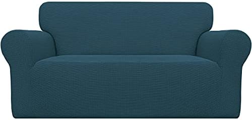 Easy-Going Stretch Oversized Loveseat Couch Covers Washable Deep Teal