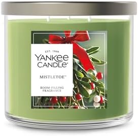 Yankee Candle Mistletoe Scented Candle, 14.5oz 3-Wick