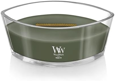 WoodWick Fraser Fir Scented Candle, Crackling Wick, 16oz