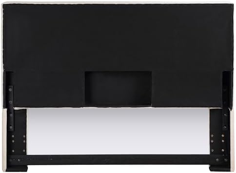 Coaster Pirro King and Cal King Upholstered Panel Headboard, Sand 315980K