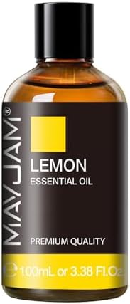 MAYJAM Lemon Essential Oil for Diffuser Soap Candle Making, 3.38FL.OZ