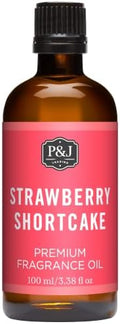 P&J Trading Fragrance | Strawberry Shortcake Oil 100ml - Candle Scents for Candle Making, Freshie Scent, Soap Making Supplies, Diffuser Oil Scents