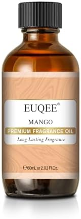 EUQEE Mango Fragrance Oil 60ml for Diffusers (2.02 Fl oz)
