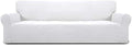 Easy-Going Stretch 4 Seater Oversized Sofa Couch Cover Snow White