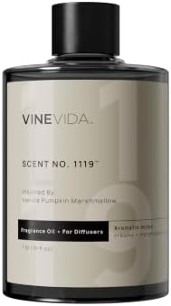 VINEVIDA [16 Fl Oz] Scent NO. 1119 Fragrance Oil for Cold Air Diffusers, Aromatic Notes of Marshmallow Cream Pumpkin, Essential Oils for Diffuser Oil Refill & Air Freshener Room Spray