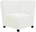 Easy-Going Stretch Soft Sectional Corner Sofa Couch Slipcover Cream