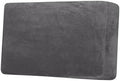 H.VERSAILTEX Velvet Stretch Individual Loveseat Couch Cover Plush Slipcover for Sofa Furniture Protector Seat Cover (1 Piece Loveseat Cushion Cover, Grey)