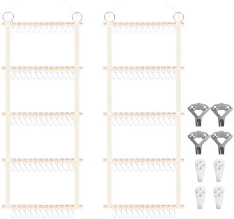 Munzong Headband Holder 52x17 inch, 2 Pack Bow Organizers for Baby Girls
