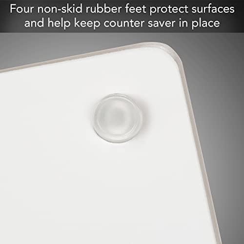 CounterArt Spring Meadow 3mm Tempered Glass Cutting Board 15" x 12"