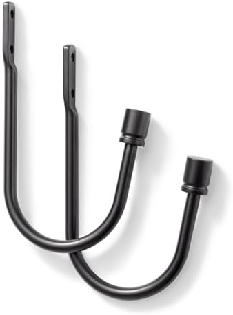 Black Curtain Holdbacks - 2pcs，Curtain Holders Wall Mounted, Curtain Pull Back Hooks for Drapes, Vintage Curtain Holdbacks, Drapery Hardware, Curtain Side Holders for Wall