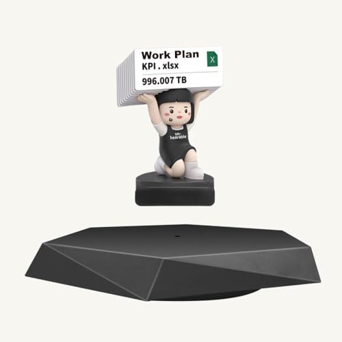 Levitating Display Stand, Magnetic Floating Rotating Base for Desk Decor