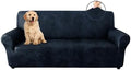 ANARACHON 1-Piece Leather-Look Loveseat Cover,Stretch Loveseat Slipcover